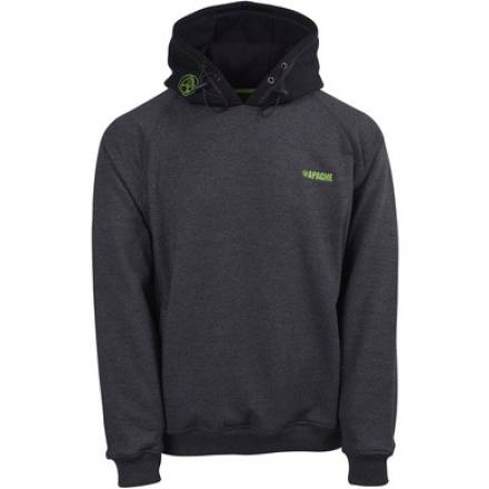 Apache Kingston Hooded Sweatshirt Grey/Black - XXL (47-49in)